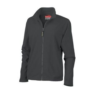 Result Women's La Femme® High Grade Microfleece Plain Jacket (490 GSM) / Black
